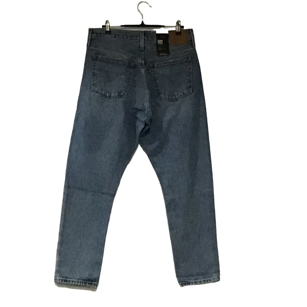 Levis 501 Women's 31 x 28‎ Blue High Rise Distressed  Skinny Jeans Size